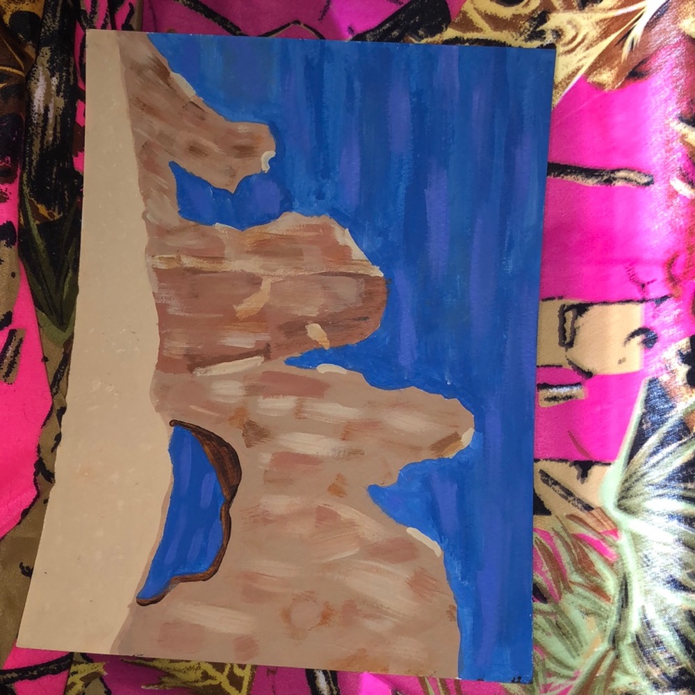 Hand painted Cabo Mexico arch painting